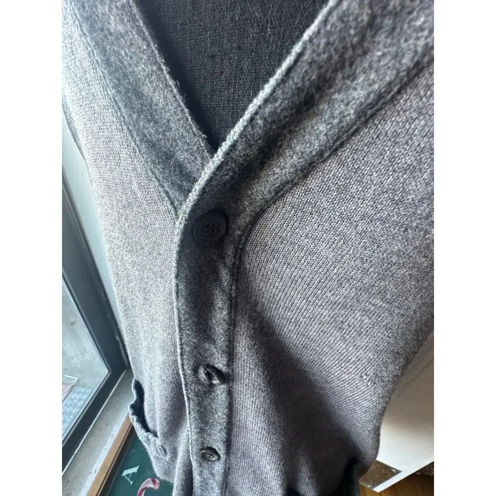 Banana Republic Gray Wool V-Neck Sweater Vest – Men’s Size L